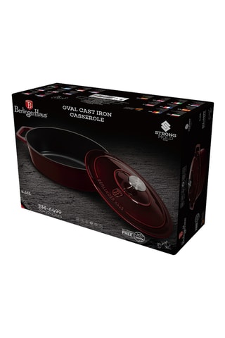 Cocotte ovale en fonte Strong Mold Seria - 30 x 12 cm - 4,65 l