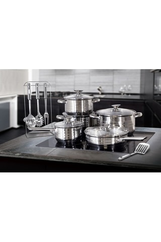 Batterie de cuisine en acier inoxydable Blaumann/Gourmet - 17 pièces