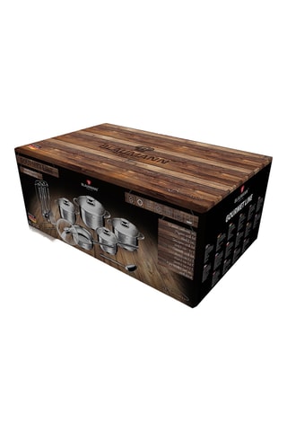 Batterie de cuisine en acier inoxydable Blaumann/Gourmet - 17 pièces
