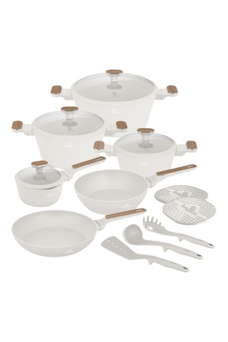 Batterie de cuisine Sahara Marble - 15 pièces