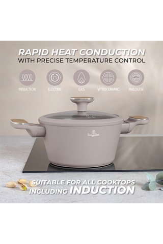 Batterie de cuisine Taupe Nordic – 10 pièces