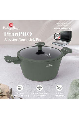 Batterie de cuisine Matte Green – 10 pièces