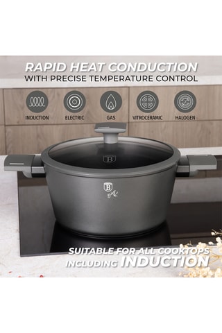 Batterie de cuisine Anthracite – 10 pièces