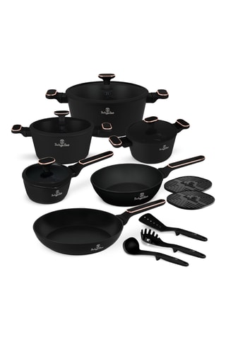 Batterie de cuisine Black Rose - 15 pièces