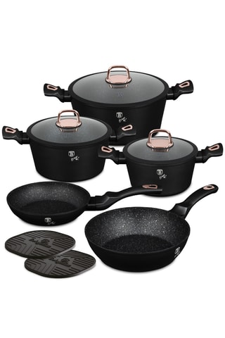Batterie de cuisine Black Rose - 10 pièces