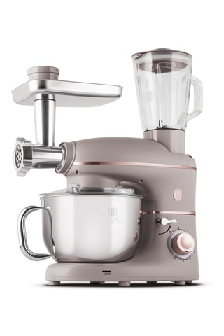 Robot de cuisine multifonctions 4-en-1 Taupe – 1500 W – 6 vitesses