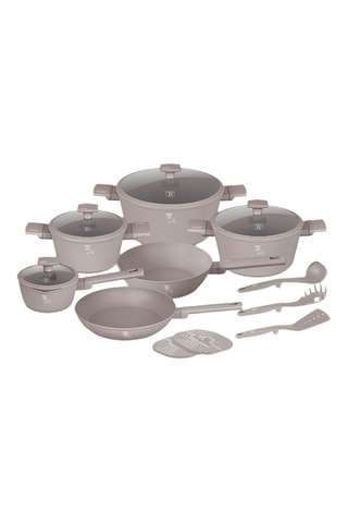 Batterie de cuisine Taupe Collection - 15 pièces