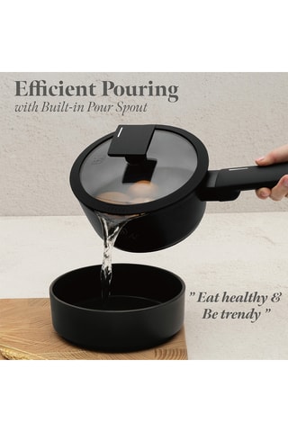 Batterie de cuisine Matte Black – 15 pièces
