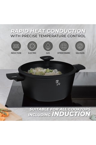 Batterie de cuisine Matte Black – 15 pièces