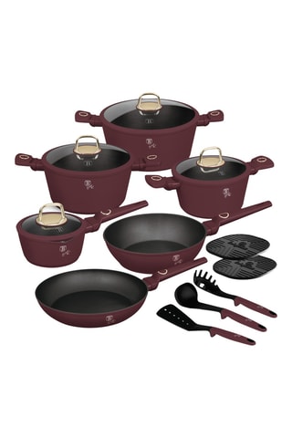 Batterie de cuisine Leonardo - 15 pièces