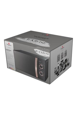 Micro-ondes mécanique en acier inoxydable Black Rose - 20 l - 700/1200 W