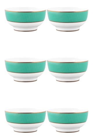 6 bols en porcelaine Chique