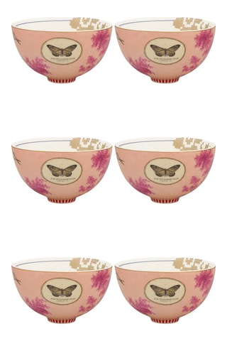 6 bols en porcelaine Heritage
