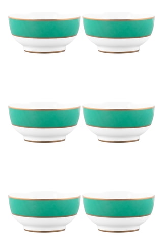 6 bols en porcelaine Chique