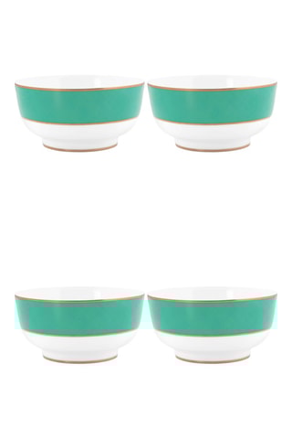 4 bols en porcelaine Chique