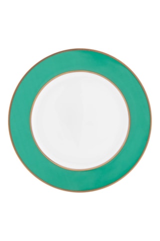 6 assiettes plates en porcelaine Chique - 17 cm