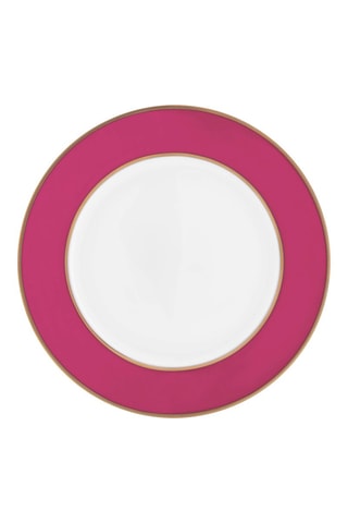 6 assiettes plates en porcelaine Chique - 17 cm
