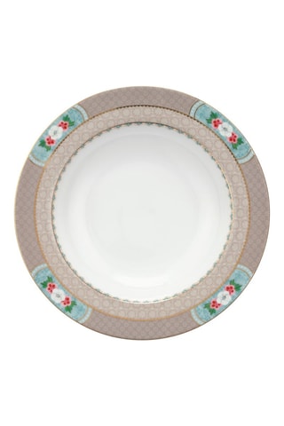 6 assiettes creuses en porcelaine Blushing Birds - 21,5 cm