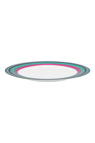 6 assiettes à dessert en porcelaine Chique  Stripes - 23 cm