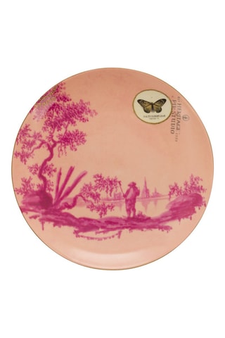6 assiettes plates en porcelaine Heritage - 18 cm
