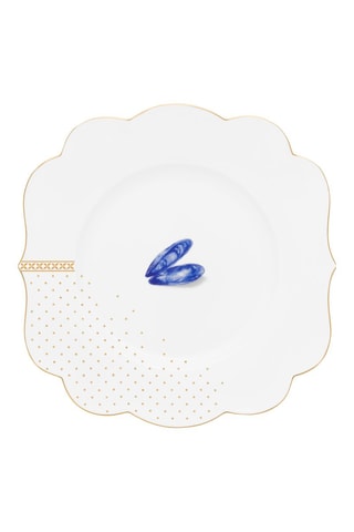 6 assiettes à dessert en porcelaine Royal Yerseke - 23,5 cm