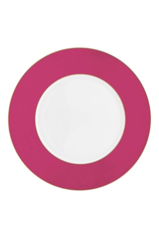 6 assiettes plates en porcelaine Chique - 28 cm
