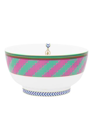 2 saladiers en porcelaine Chique Stripes - 18 cm