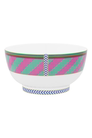 2 saladiers en porcelaine Chique Stripes - 18 cm