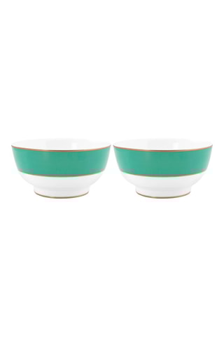 2 saladiers en porcelaine Chique - 18 cm