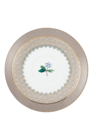 6 tasses à café avec soucoupe en porcelaine Blushing Birds - 28 cl