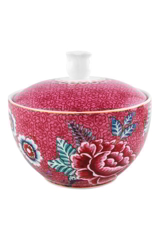 4 sucriers en porcelaine Flower Festival
