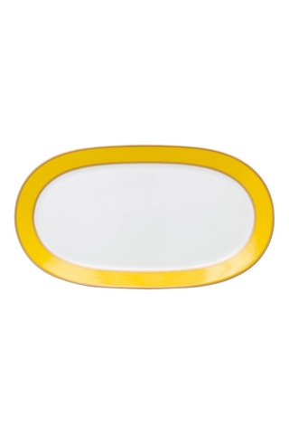 Plateau de service en Bone China Chique - 28,5 x 15,5 x 2 cm