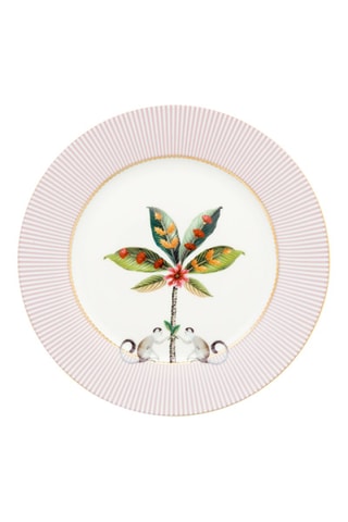 6 assiettes à dessert en porcelaine La Majorelle - 21,4 cm