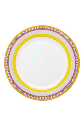 6 assiettes à dessert en Bone China Chique - 23 cm