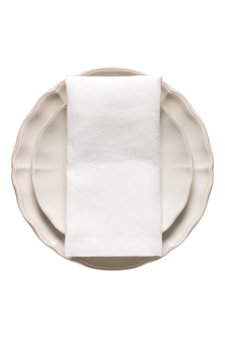Serviette de table en lin Porto - Blanc
