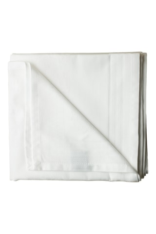 Serviette de table Ana - Blanc