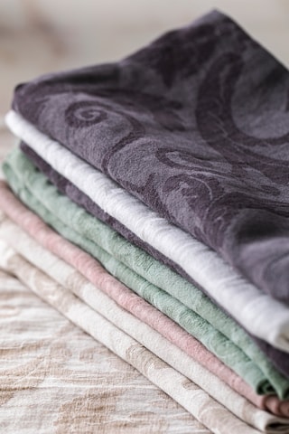 Serviette de table en lin Daliaiolet