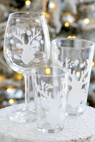 6 copos de whisky em vidro soprado Glassware