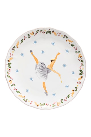 Assiette à salade en grès The Nutcracker