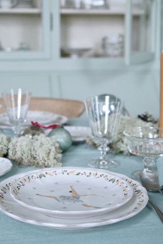 Assiette à salade en grès The Nutcracker