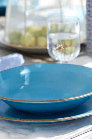 Diep Aardewerk Bord Positano