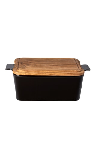 Boîte à pain en chêne Ensemble