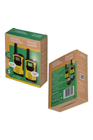 2 Walkietalkies FM voor Kids - Vanaf 14 Jaar National Geographic