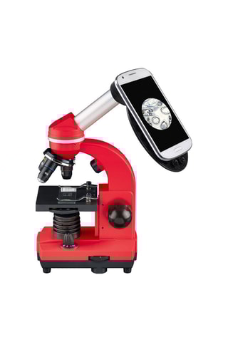 Biolux SEL Studentenmicroscoop - Rood - Vanaf 8 Jaar Bresser Junior