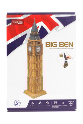 3D-model Big Ben - 44-delig Vanaf 5 Jaar