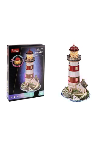 3D-model vuurtoren - 72-delig Vanaf 8 Jaar