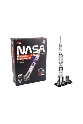 3D-model NASA-missie Apollo Saturnus V - 136-delig Vanaf 8 Jaar