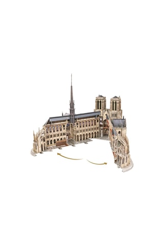 3D-model Notre dame de Paris - 293-delig Vanaf 8 Jaar