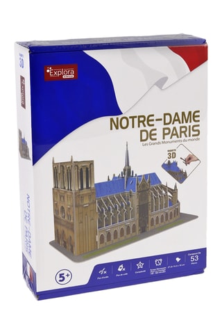 3D-model Notre Dame de Paris - 53-delig Vanaf 5 Jaar