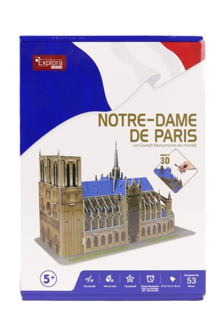 3D-model Notre Dame de Paris - 53-delig Vanaf 5 Jaar